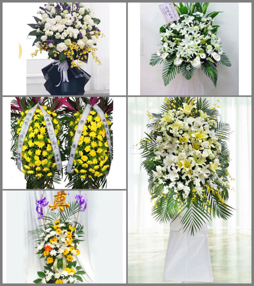 河北承德丰宁满族自治县黄旗镇白事花篮预定